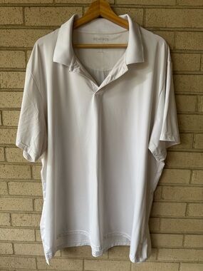 Bonobos White Golf Polo Shirt - Classic Performance Tee XXL